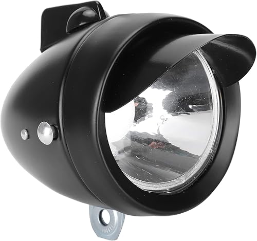Miniatura 6 de Haofy Faro de bicicleta vintage, luz LED para montar de noche, estilo retro, resistente y duradero, lámpara de seguridad delantera con salida de luz