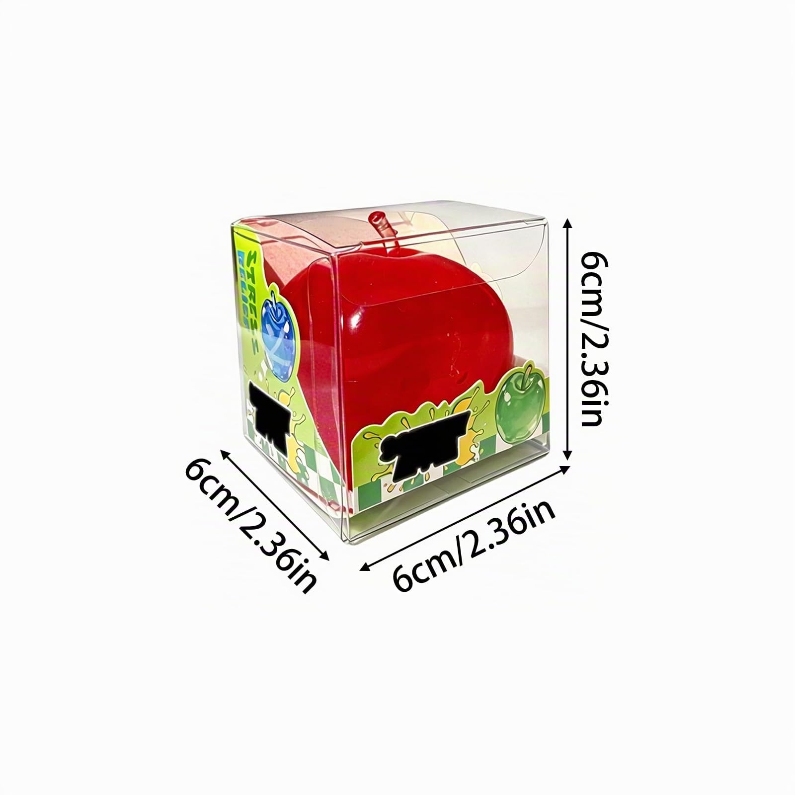 Squishy Pomme,Squishy Anti Stress Pomme Verte,Jouets À Presser Squishies Pomme,Objet Anti Stress,Fidget Toy pour Soulager l'Anxiété - Jeux - Jouets