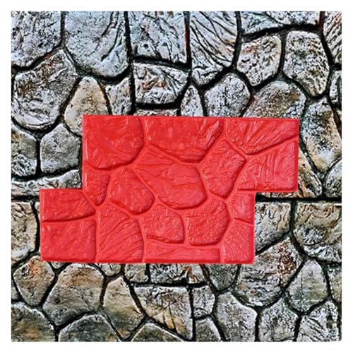 Moules à béton imprimé et tapis de moule tampon en béton granit rouge