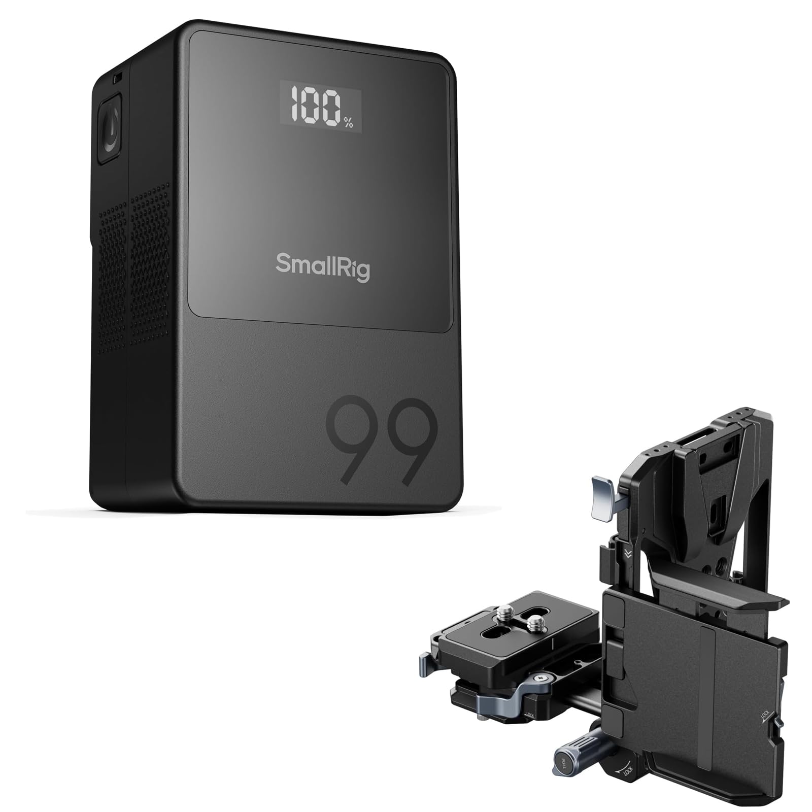SMALLRIG V Mount Battery VB99 + Foldable V Mount Battery Plate Kit Pro