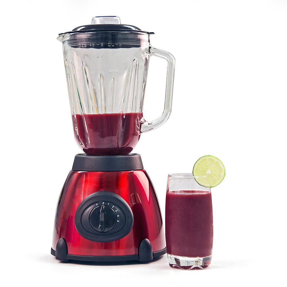 Buy Generic NDJ581 Stainless Steel Blender with Glass Carafe, 1.5L