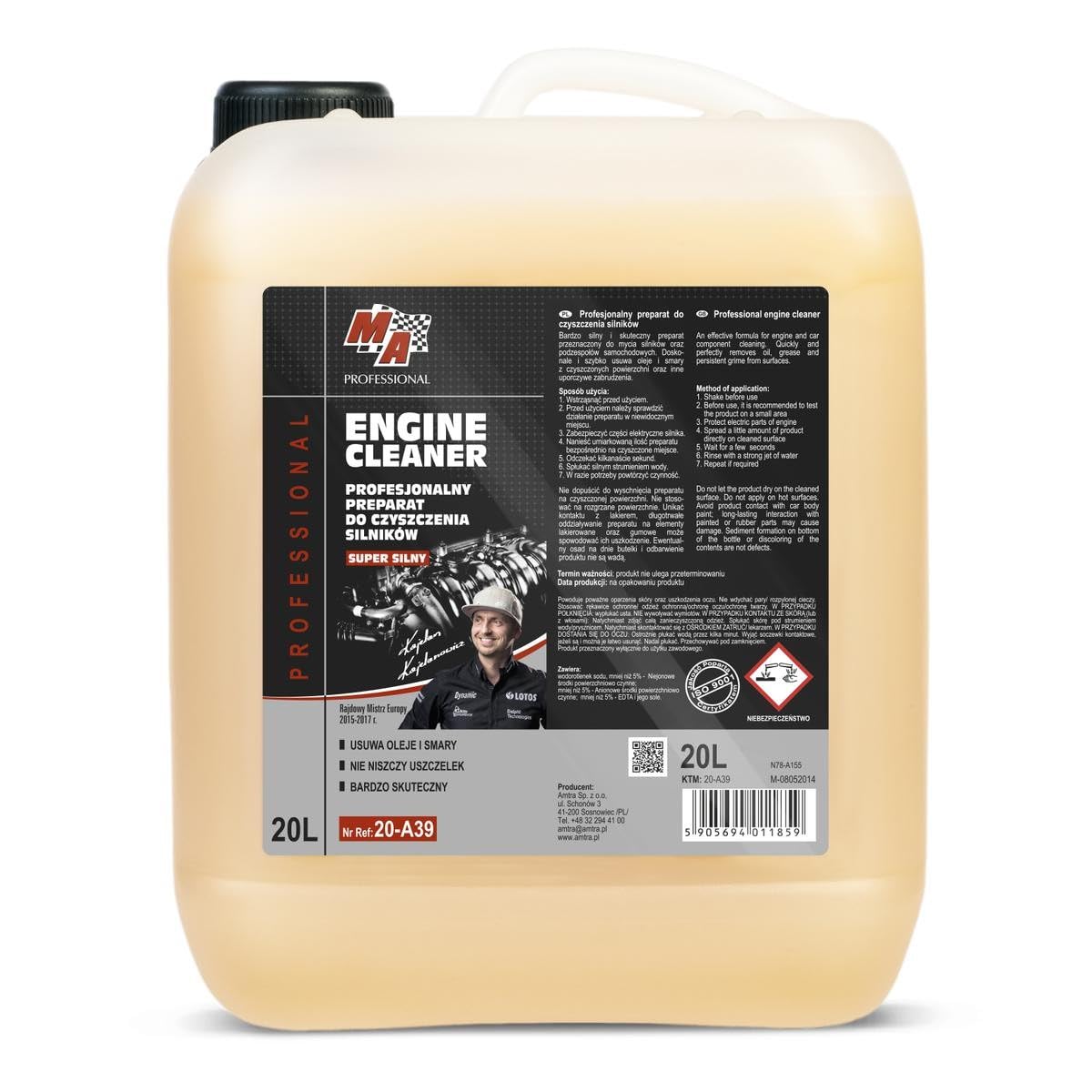 MA PROFESSIONAL Limpiador de motor 20-A39, bidón de 20 l