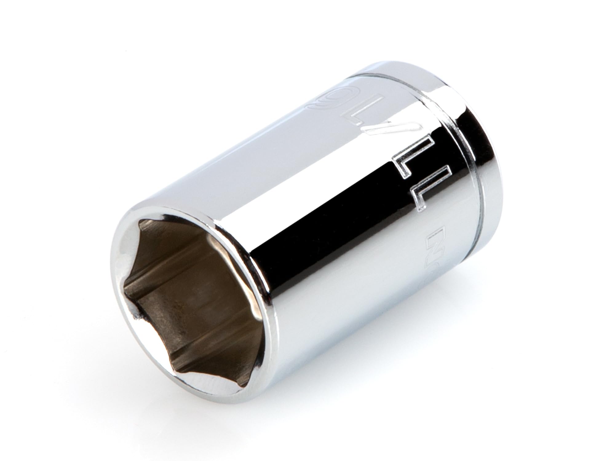 TEKTON 1/2 Inch Drive x 11/16 Inch 6-Point Socket | SHD22017 | Shallow