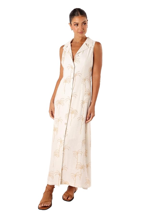 Petal & Pup Galia Midi Dress - White Print XS by Petal & Pup - Used condition - US$89.69