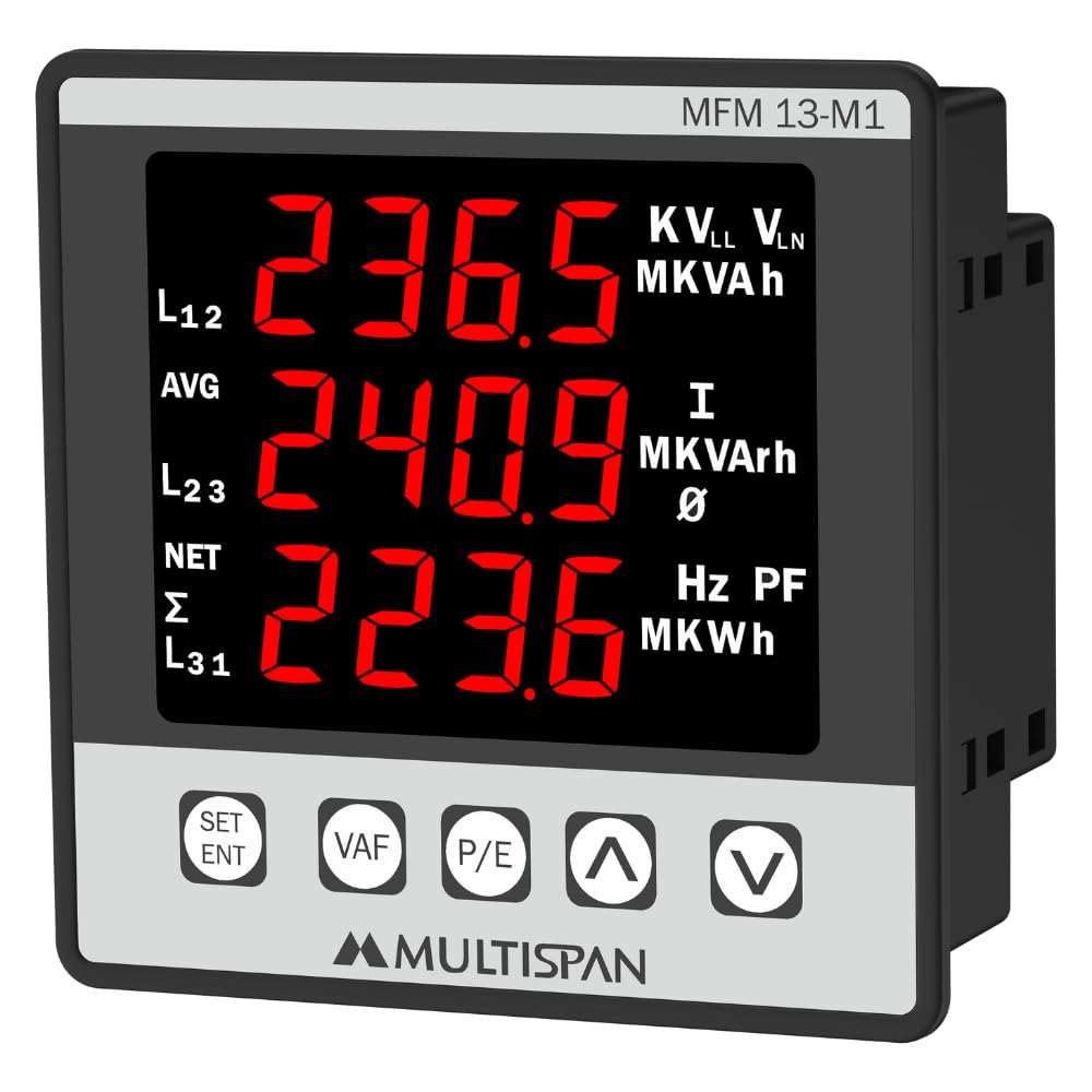 Multispan MFM-13-M1 Three Phase Multifunction Meter 96 x 96 x 54 (With MODBUS)-picture-20