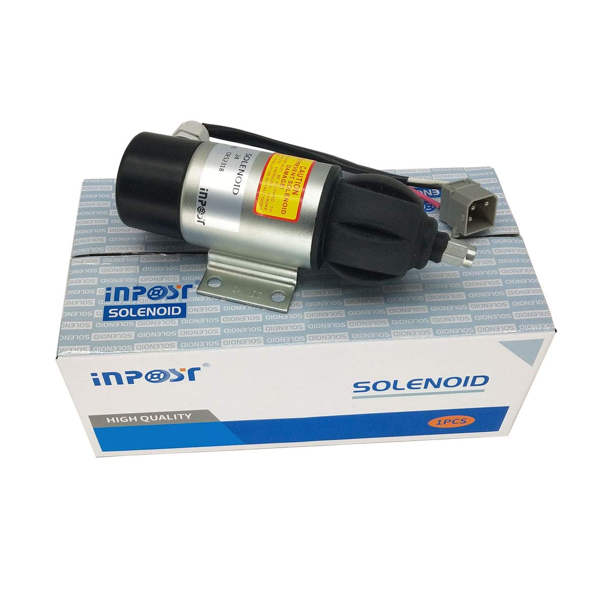 OE52318 24 V válvula de solenoide de apagado de combustible para Perkins 2006 3008 3012 Series Volvo Penta 872825 873754 1830592 872458 881969