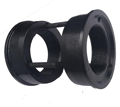 Black BB Bottom Bracket Conversion Kit American to Euro Black Color
