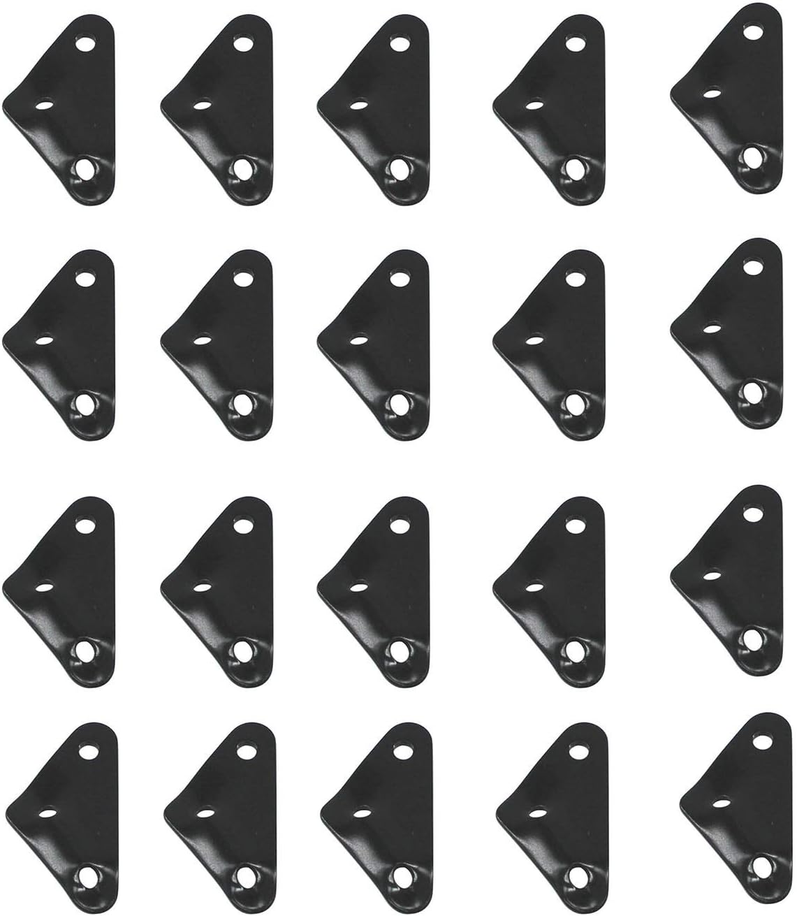 Aluminum Alloy Tent Tensioners Super Light Strong Guyline Cord Rope Adjuster Rope Buckle for Hiking Camping Backpacking Small Black Pack of 20