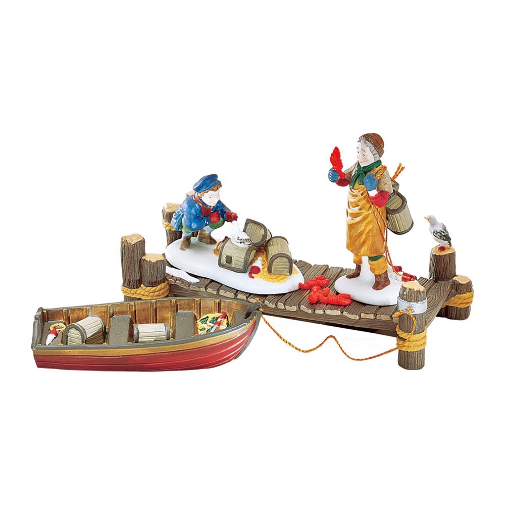Amazon.com: Lobster Trappers (Set of 4) - Department 56 (Retired