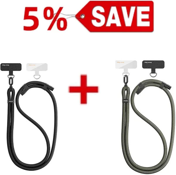 TORRAS Versatile Lanyard Duo: Green & Black Bundle