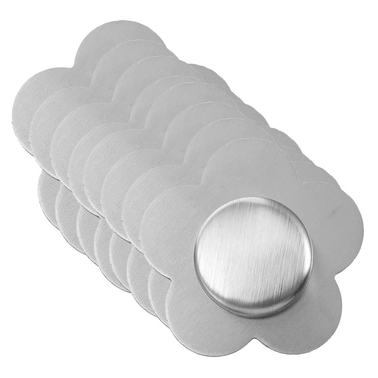 SOLUSTRE Tischdeckenbeschwerer 8 Stück aus Edelstahl Magnetische Silberfarbene Tischdeckengewichte Einfache Montage und Demontage für Außenbereich für Windfeste Tische
