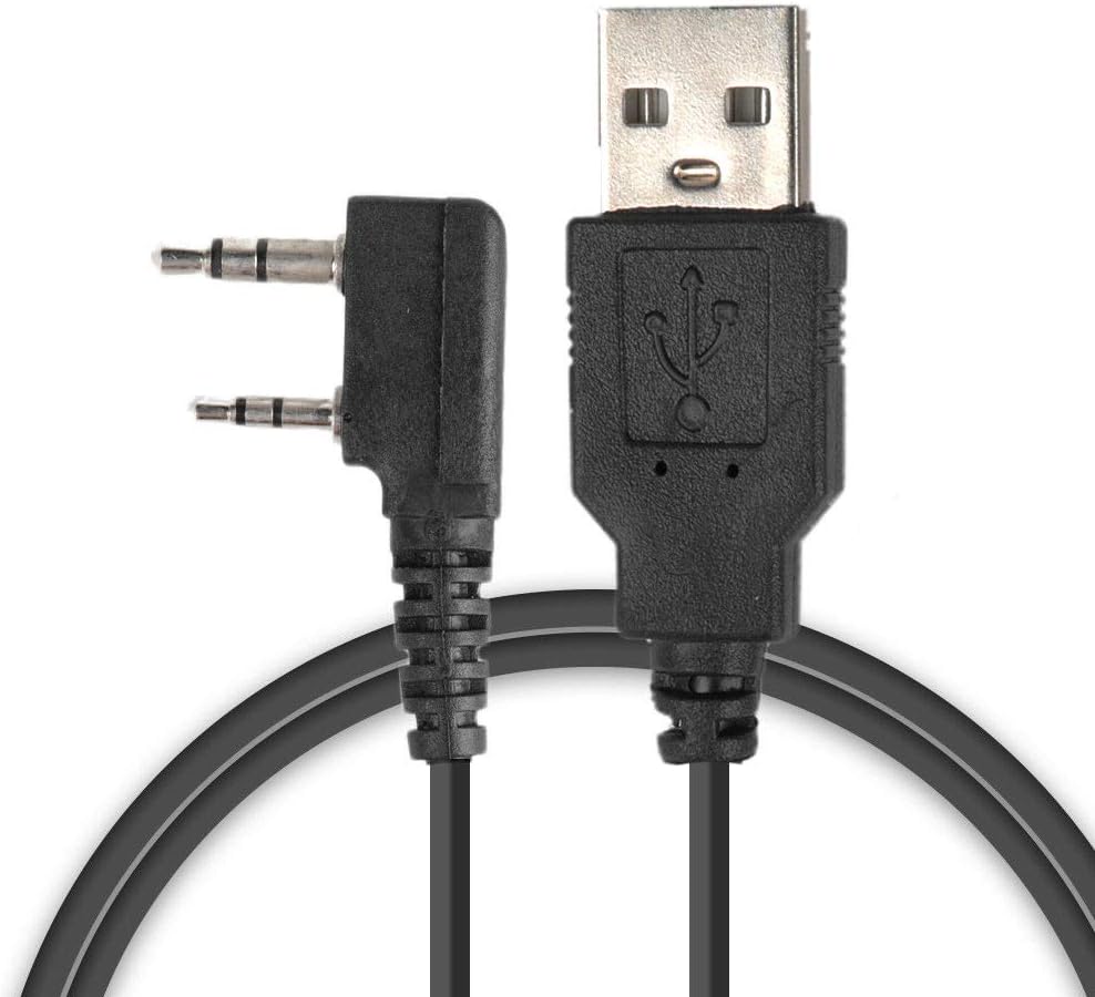 USB Programming Clone Cord Cat Cable Lead for Kenwood 2-pin Radio Walkie Talkie TK-2360 TK-3360 + Software KPG-128D : Electronics