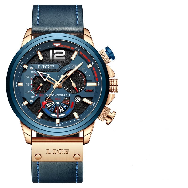 OVERFLY Dual Time Chronograph Luxury Watch for Mens (B0BKQJV6QK) Amazon Price History, Amazon Price Tracker