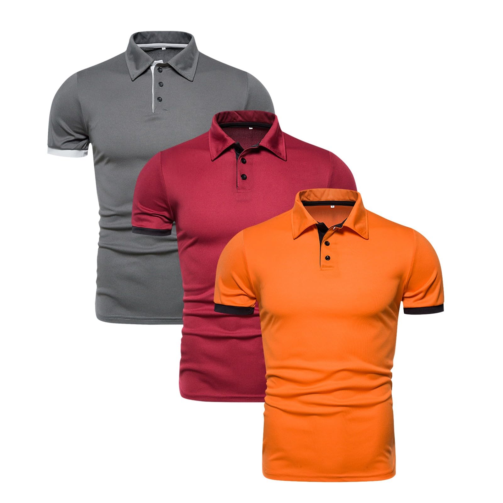 Polo Manga Corta para Hombre Moda Casual Poloshirt Men Polos Veranocamisetas de Vestir hombreClsico Y Moderno