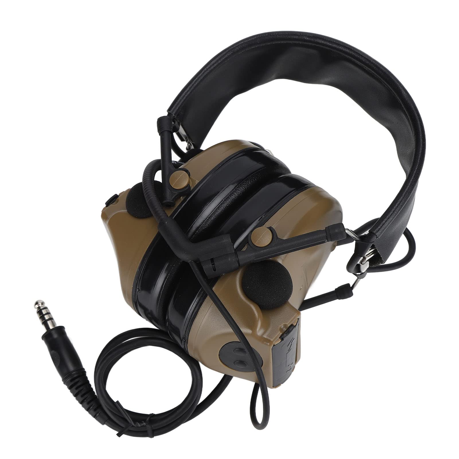 Casque Tactique QIRUIMY Avec Micro Détachable - Pour Jeux Et Chasse - Compatible Talkie-walkie