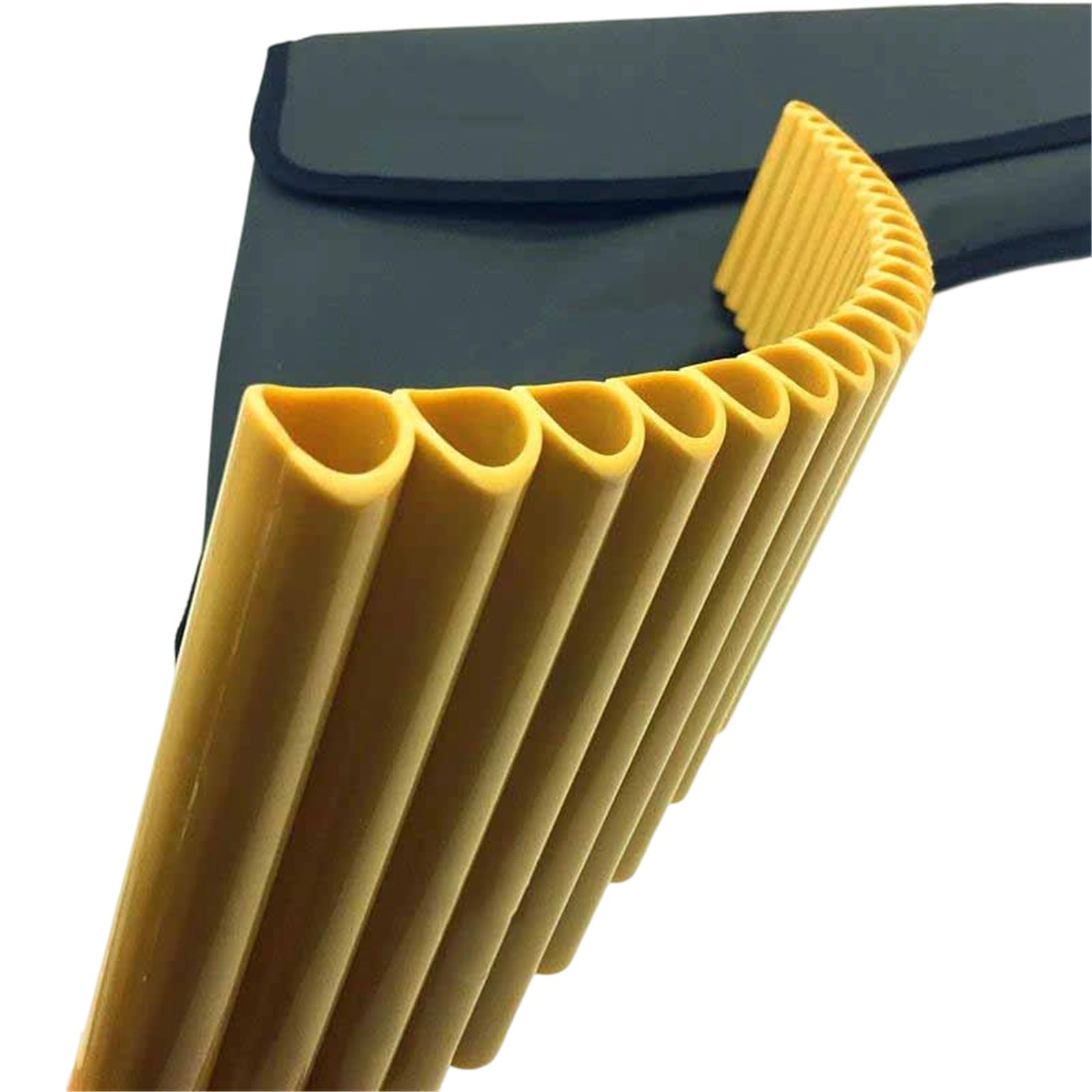 Flet Pana 22 Rura ABS Plastikowa Piszczałka G Klucz Panflute Prawy Lewy Ręcznie Robione Instrumenty Muzyczne Dęte Drewniane(Golden Right Hand)