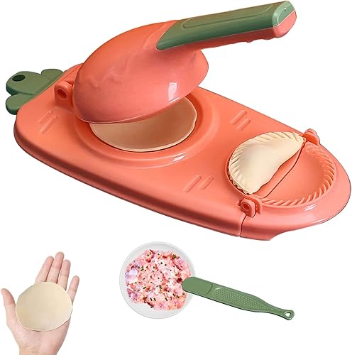 Máquina de dumpling 2 en 1 nueva máquina para hacer dumpling 2023 máquina automática de dumpling para el hogar prensador de masa manual prensa de