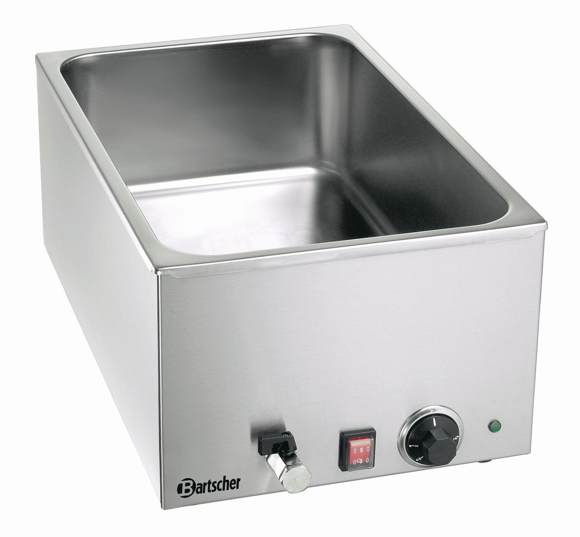 Bartscher 200240 Bain Marie - 1/1 GN - 150mm - m. Hahn