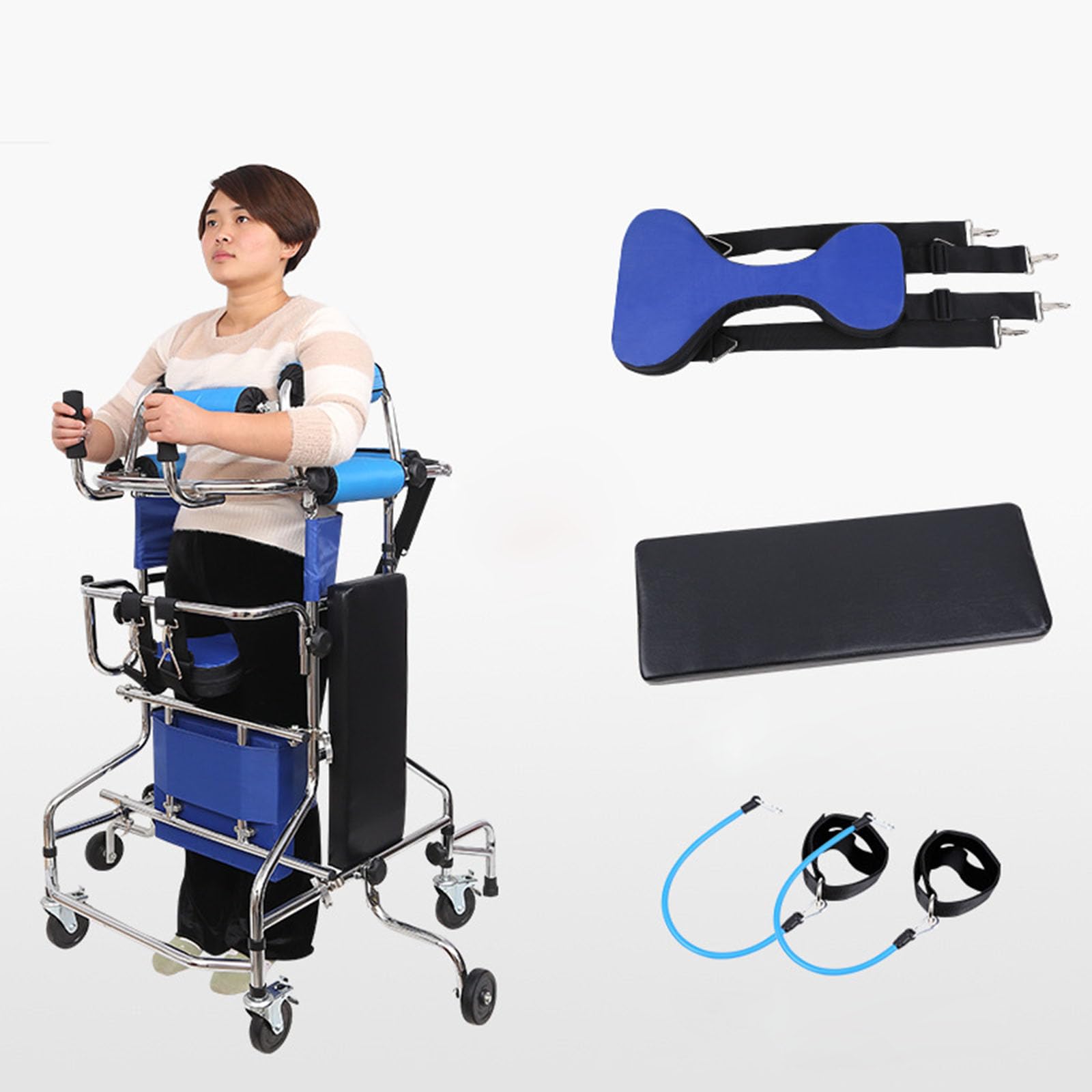 Amazon.co.jp: 6輪歩行器、下肢トレーニングと補助のための立位歩行