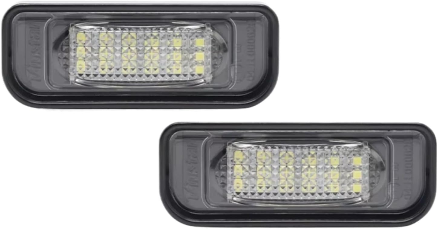 Rear Number Plate Light Compatible With Benz For S-Class W220 1999 2000 2001 2002 2003 2004 2005 Automotive License Light Number Plate Lamp A2208200356