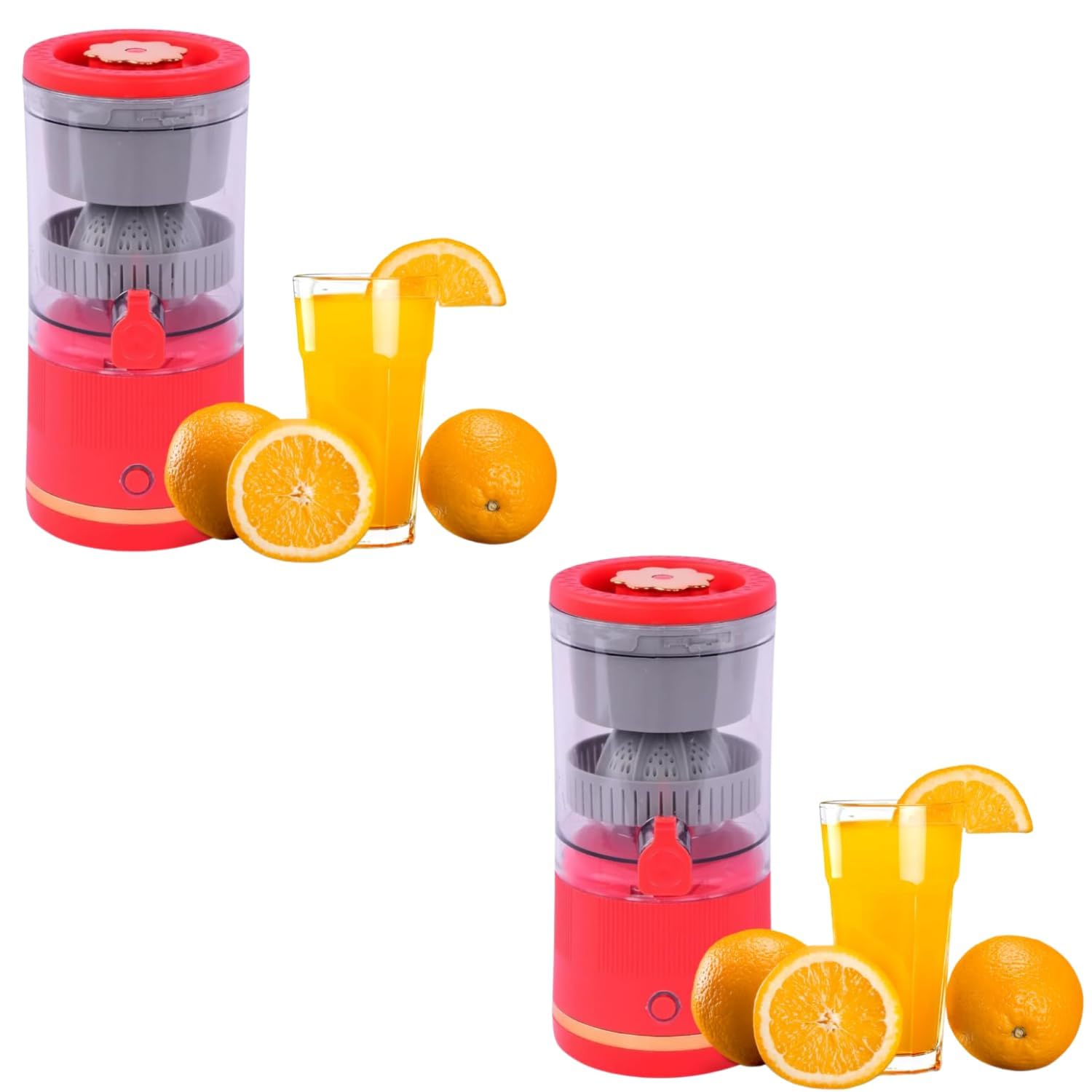 Drumstone (𝗕𝘂𝘆 𝟭 𝗚𝗲𝘁 𝟭) Rechargeable 7.4V Citrus Juicer – Red Color, USB Charging, Easy Juice Extraction-𝟐𝟎 𝐲𝐞𝐚𝐫𝐬 𝐰𝐚𝐫𝐫𝐚𝐧𝐭𝐲-image-18