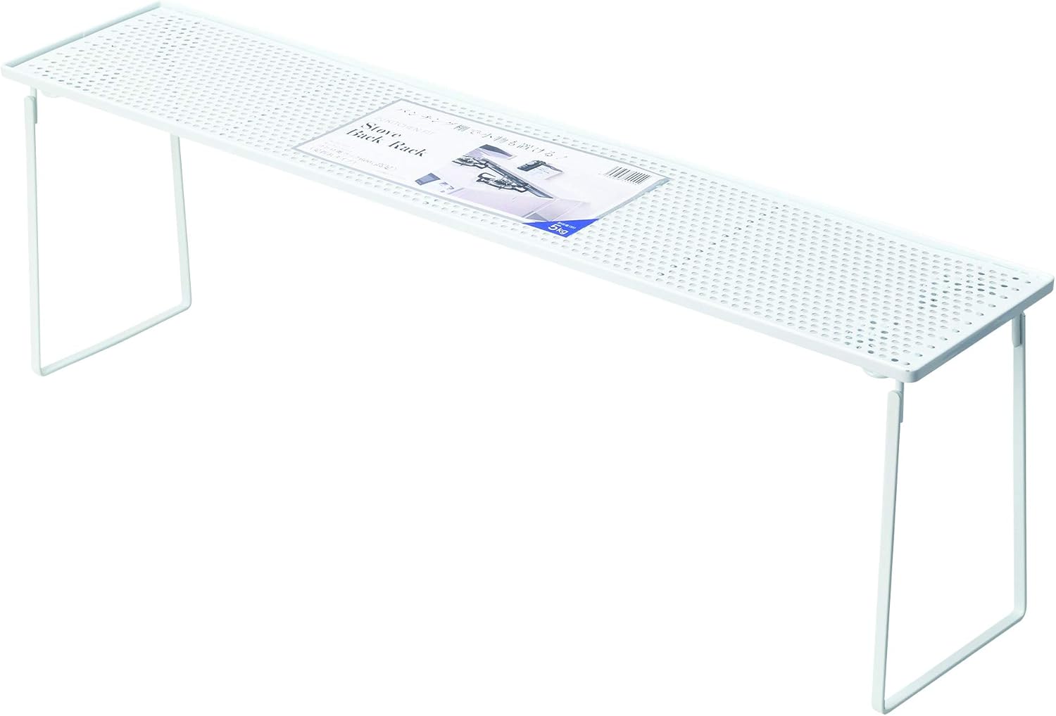 Pearl Metal HB-5555 Kitchen Fit Stove Back Rack, 23.6 inches (600 mm), High Feet, Folding Type