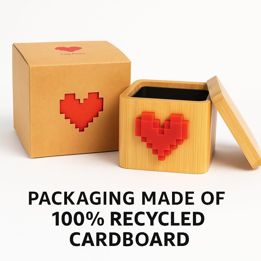 Lovebox Black & White | Love Note Messenger | Meaningful for Mom, Dad, Wife, Husband, Grandma, Grandpa, Kids, Couple Gift, Long Distance Relationship Gift - Image 9