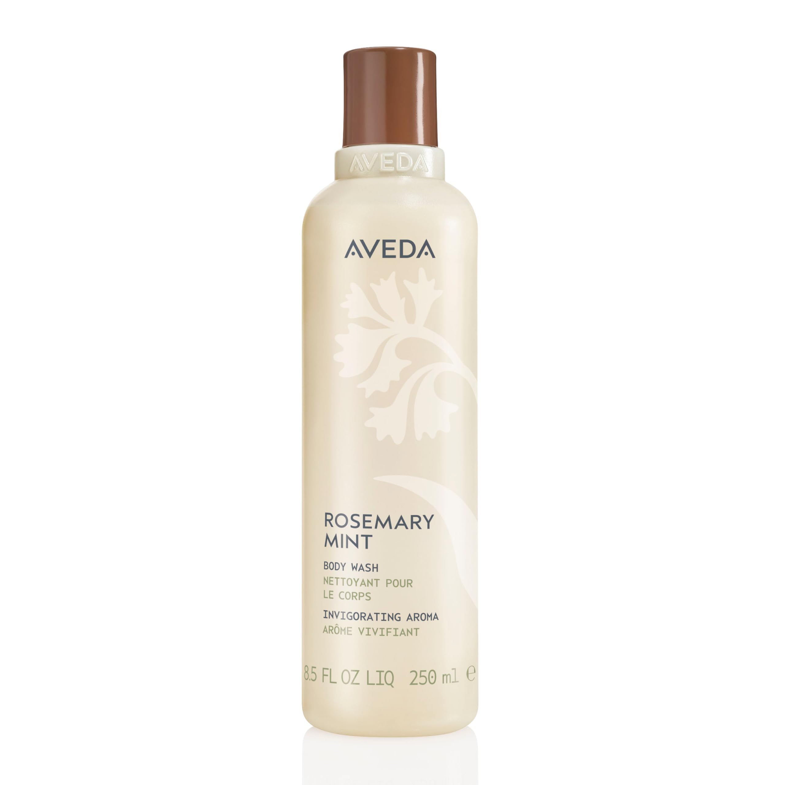 Aveda Rosemary Mint Hand & Body Wash | Liquid Hand Soap and Body Wash | with Invigorating Aroma of Certified Organic Peppermint & Rosemary, 250ml