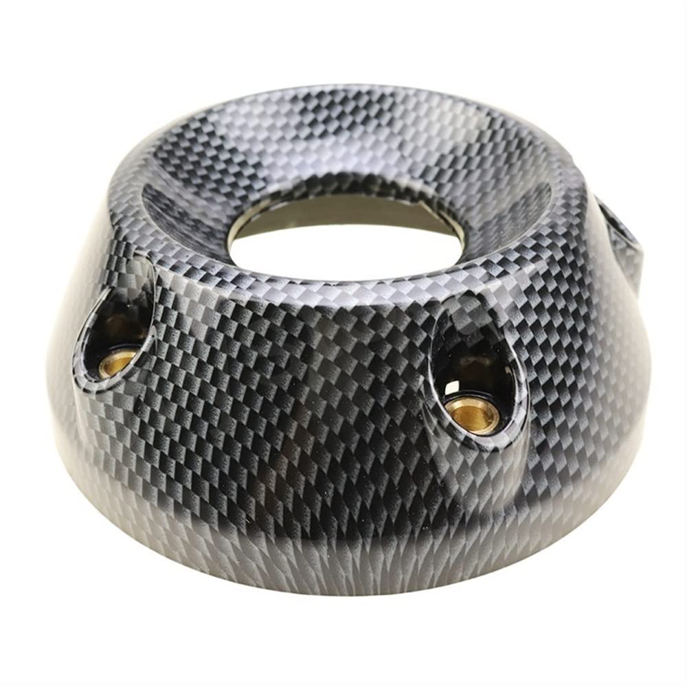 Motorcycle Heat Shield For Y&amaha TMAX530 T MAX T-MAX TMAX 500/530 2012-2016 Version Motorcycle Exhaust Pipe Cover Anti-scalding Cover (Color : E-Carbon Fiber)