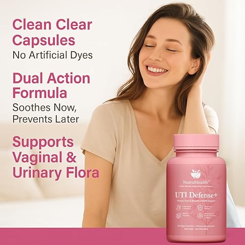 Miniatura 6 de UTI Defense+ - D-manosa, arándano, hibisco y diente de león - Soporte del tracto urinario para mujeres - Promueve la salud de la vejiga, el control