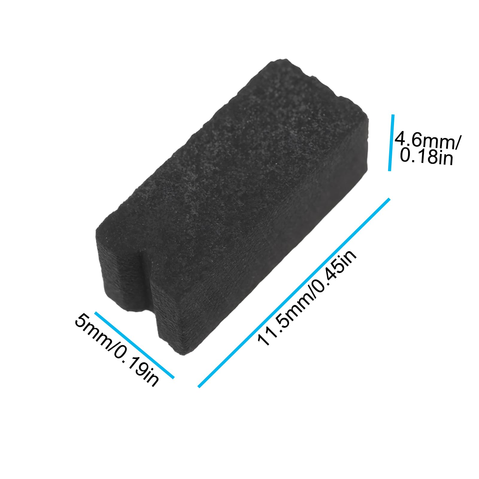 EMSea 2 pary szczotek węglowych do narzędzi obrotowych, 4,6 x 5 x 11,5 mm, kompatybilne z D-remel 398 400