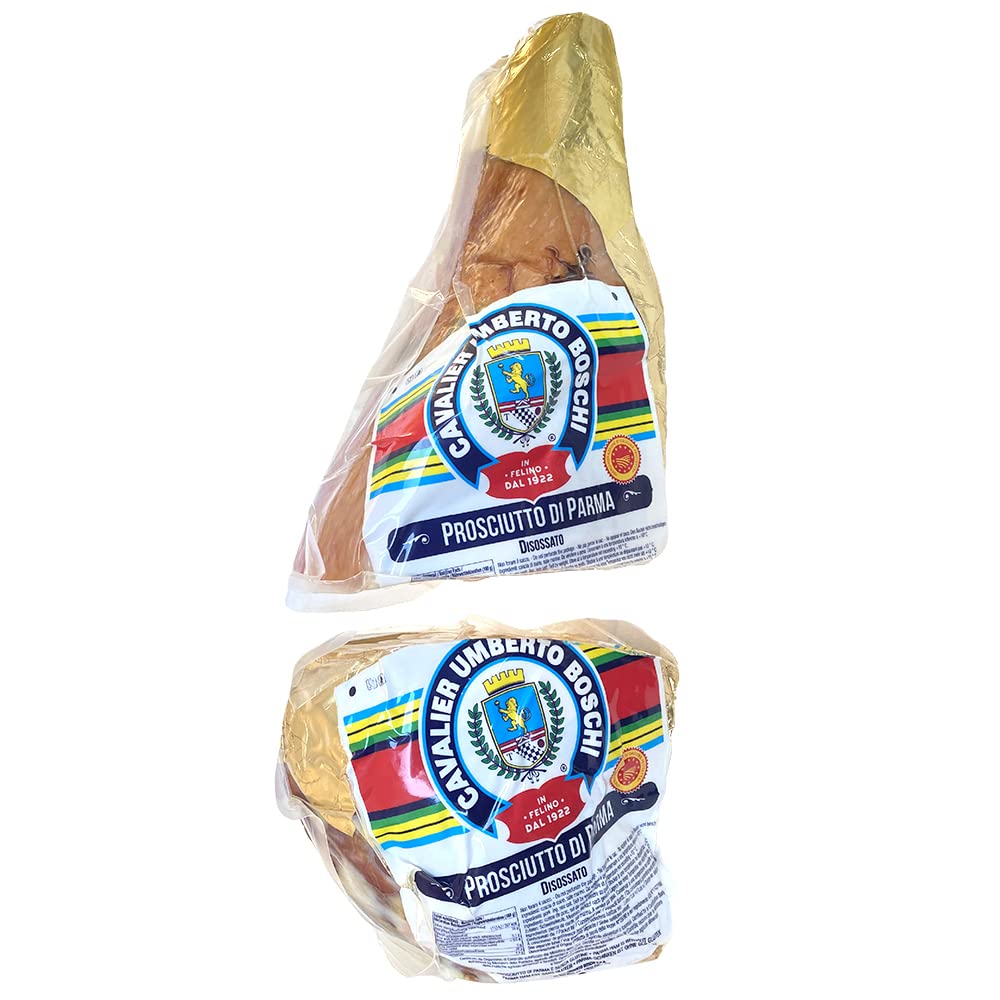Prosciutto di Parma dop Trancio, stagionato 16 mesi, sotto vuoto. Peso 2,1 Kg