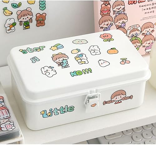 Miniatura 6 de ToneGrip Calcomanías de dibujos animados, calcomanías kawaii, caja de regalo, impermeable, lindas para niñas para botellas de agua, diario, cuenta,