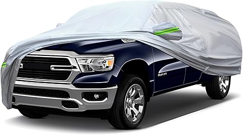 Funda universal completa para automóvil, 6 capas para exteriores, cubierta gruesa para todo tipo de clima, protector solar, impermeable, a prueba de