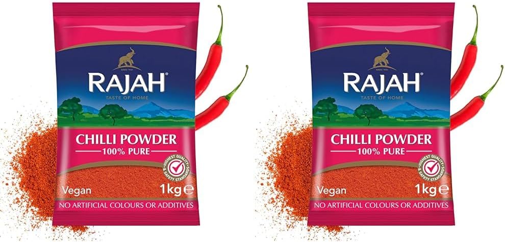 Spices Chilli Powder | Lal Mirch Powder | Mirch Powder | Chilli | Red Chilli Powder | Hot Chilli Powder | (1kg) (Pack of 2)