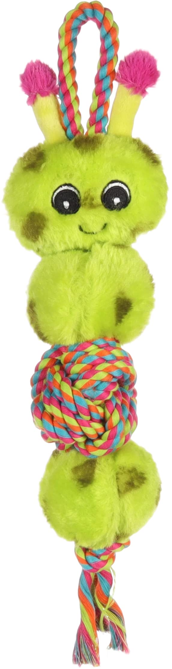 Flamingo DT MIEP PLUSH CATERPILLAR WITH ROPE GREEN 40CM