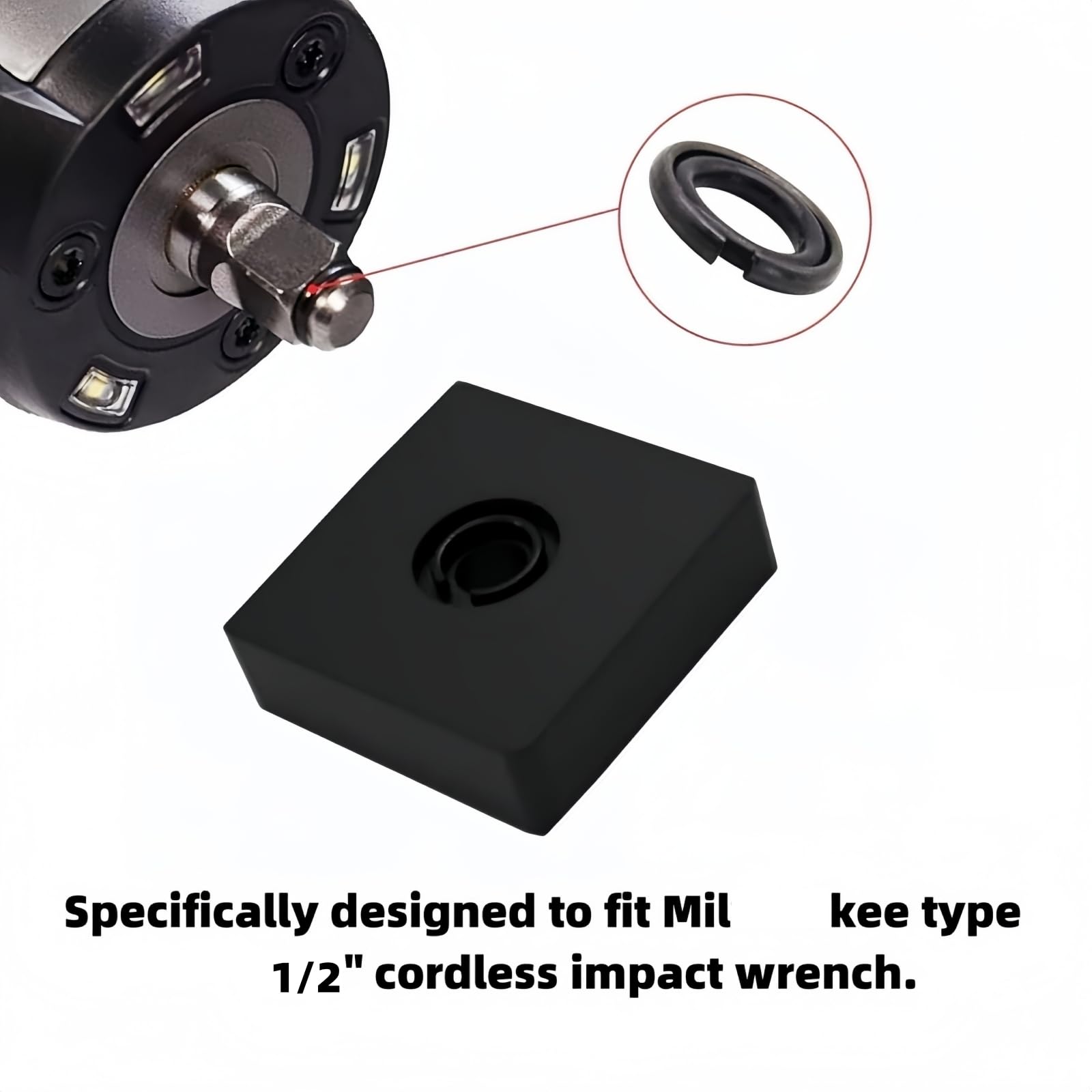 Impact Retaining Rings - 12 Sets with O-Ring & Anvil -5