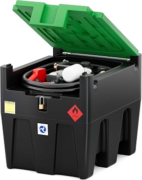 Fuel Tank, 58 Gallon for Diesel, Fuel Transfer Tank with 10.6 GPM Fast Flow Rate 12V DC Transfer Pump,13.1 ft Power Cord Portable Diesel Tank
