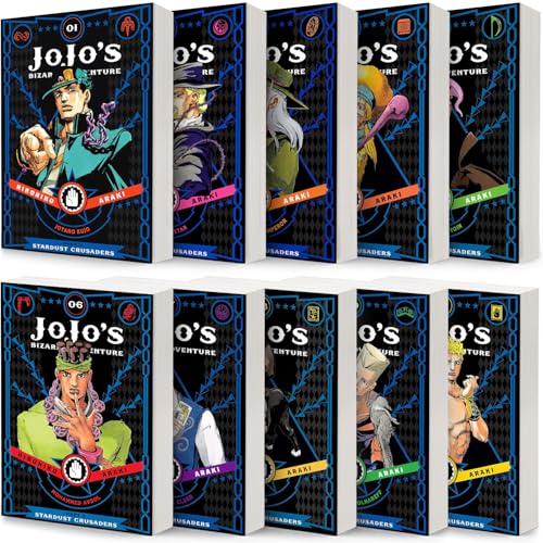 JoJos Bizarre Adventure Part 3: Stardust Crusaders Volume 1-10 Books Collection Set Collection