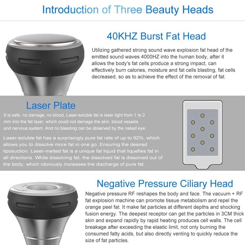 4beauty Therapy 6 In 1 Cavitation Rf Head Lipo Machine Massager 6 In 1 Ultra Cavitation Machine. 6 In 1 Ultrasound Cavitation Machine Weight Loss, Multicolour 4beauty Therapy 6 In 1 Cavitation Rf Head Lipo Machine Massager 6 In 1 Ultra Cavitation Machine. 6 In 1 Ultrasound Cavitation Machine Weight Loss, Multicolour
