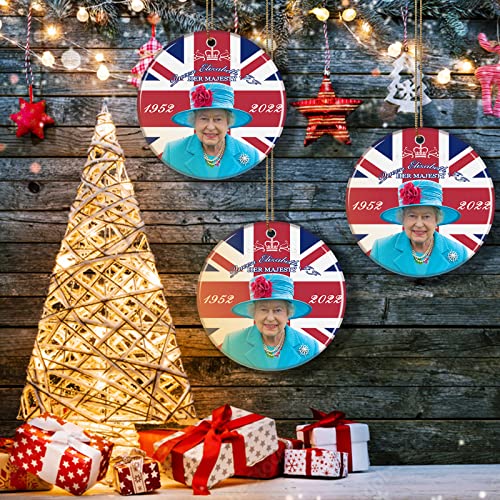 Queen Elizabeth Ii 2022 Christmas Ornament, Varwaneo Queen Elizabeth Ii Platinum Jubilee Christmas Ornament Queen Elizabeth Ii Christmas Tree Ornament - Queen Elizabeth Ii Keepsake Christmas Ornament #TOP4