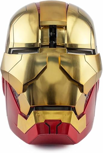 Helmet Man MK5 1:1 Cosplay Mask Electronic Open/Close Voice Control Adult Helmet Touch Sensor Red Gold