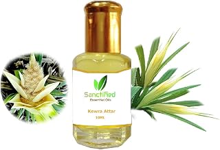 SANCTIFIED Kewra attar Roll-on For Unisex (10 ML)- Pure Natural Premium Quality Perfume (Non-Alcoholic)