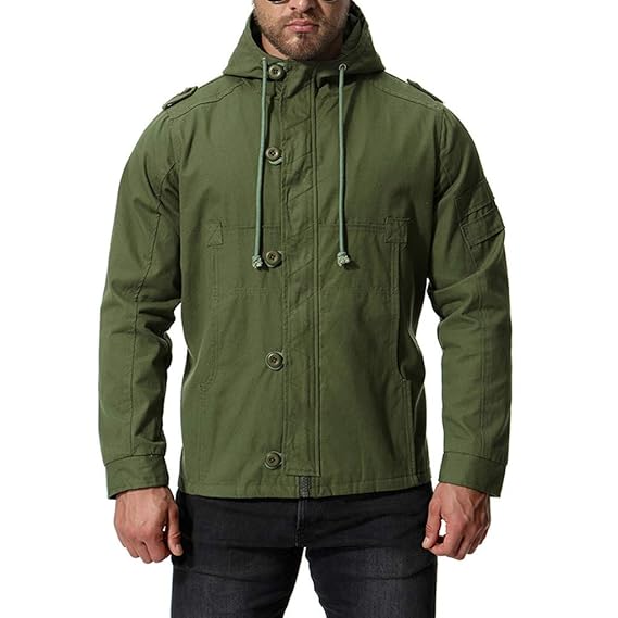 Buy CATSAP Men Windproof Jacket Warm 