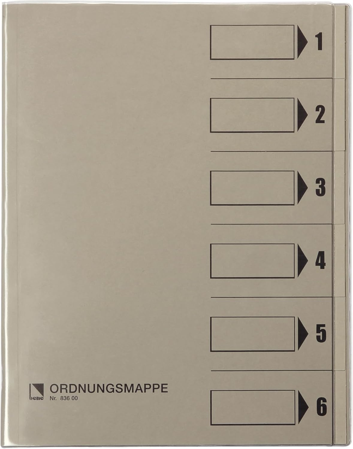 Bene 83600GR Folder with Protective Cover, Grey