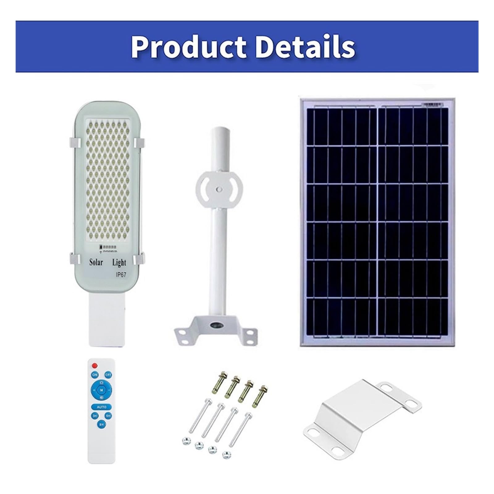 Luces Solares Led Exterior Jardin, Luz Solar Led de 250W for exteriores, farola Solar impermeable for jardín, de atardecer a amanecer con Control remoto, lámpara Solar de pared IP65 para Garajes, Cami