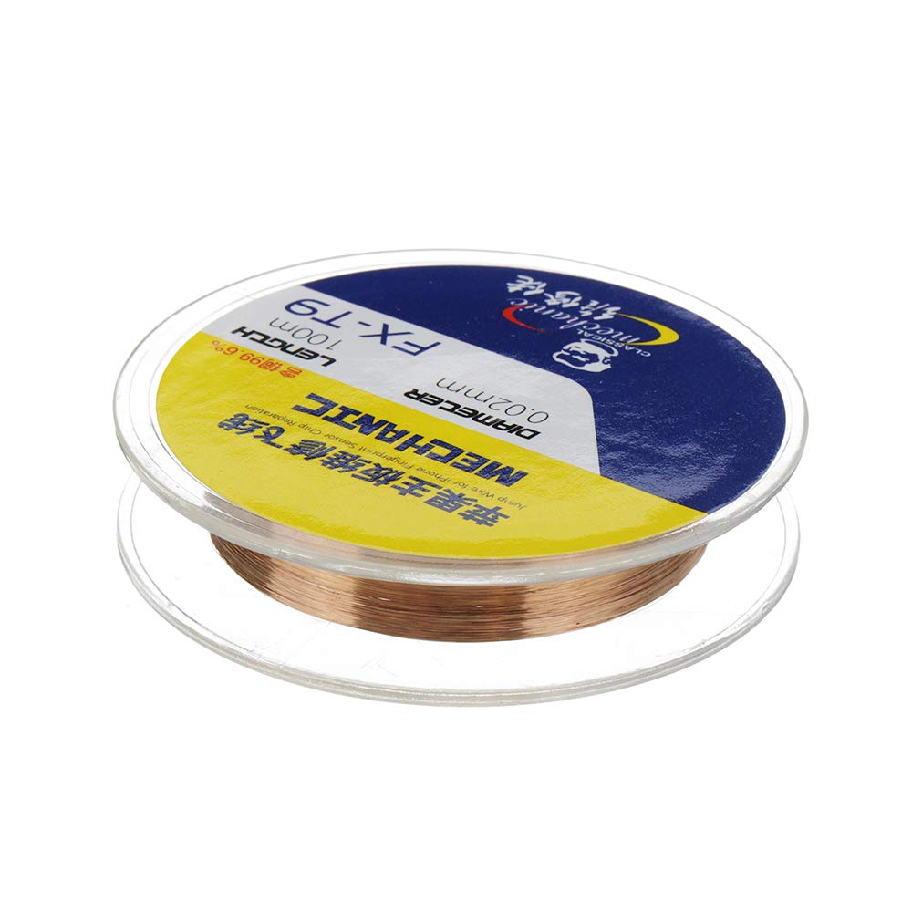 Filo Di Rame Per Saldatura 0,02mm &ndash; Bobina 50/150mt Per Riparazioni PCB E Cellulari