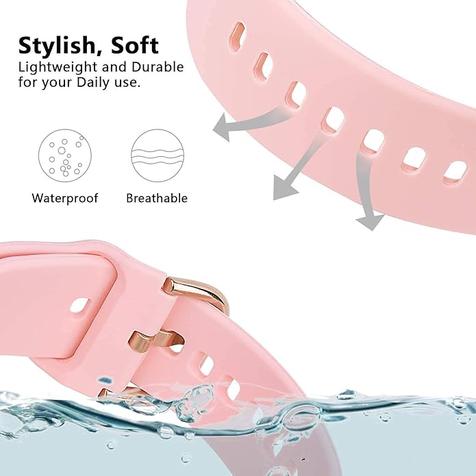Correa de Silicona ViCRiOR Compatible con Smartwatch 19mm miniatura 7
