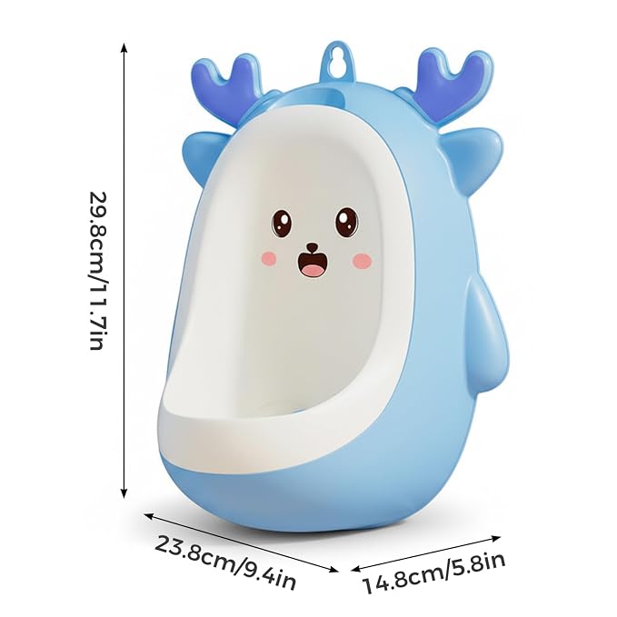 Orinal de entrenamiento para niños en color azul miniatura 3
