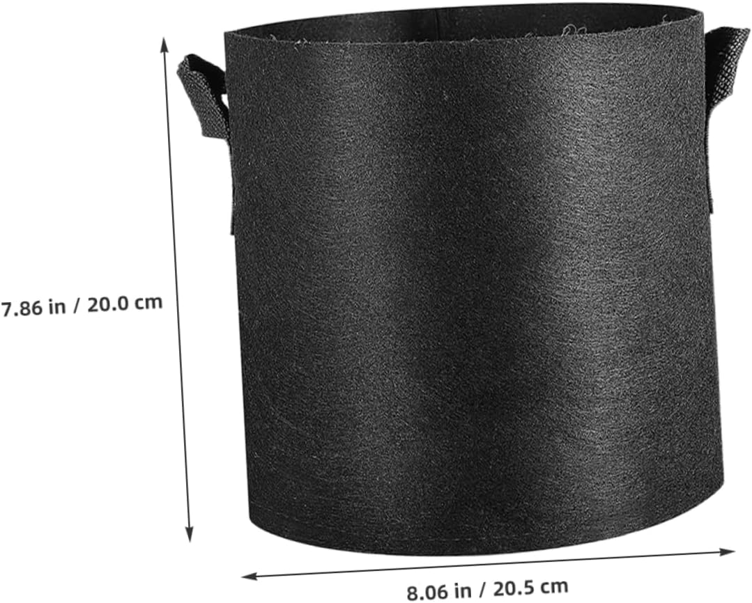16pcs Garden Potato Grow Bags Portable Planting Bags Handles Grow for Vegetables Non-Woven Plant Growing for Home